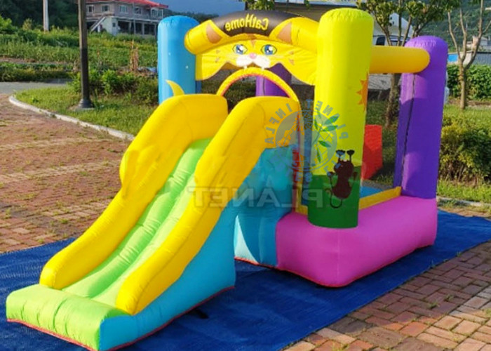 Residential 810D Oxford Inflatable Bounce House With Slide