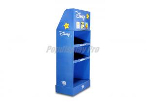  Recycled Blue Cardboard Retail Point Of Sale Displays Decorative For Disney Toys Manufactures