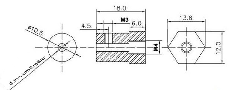 Flexible Coupling Coupler DC Motor Accessories