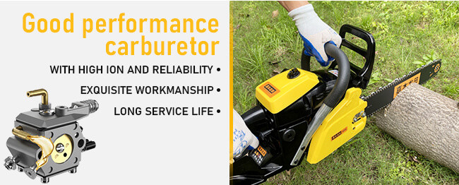 Single Cylinder 2 Strokes Professional Petrol Wood Cutting Machine Gasoline Chainsaw 16''