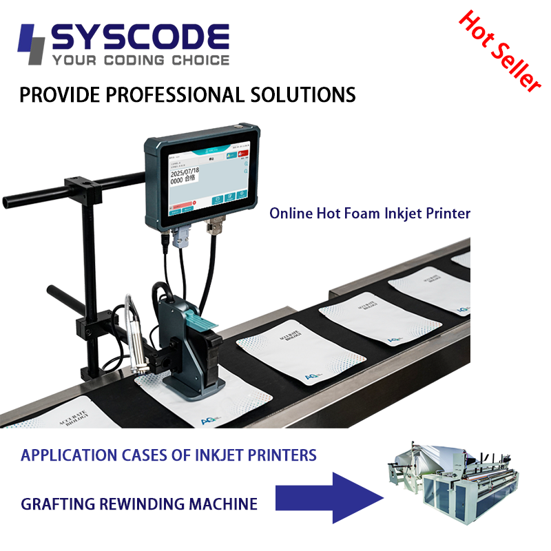 Syscode H200 GMP-compliant printer for expiry dates, batch numbers, and