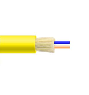 Flexible Round Jacket Duplex Fiber Optic Patch Cable for High Density Data