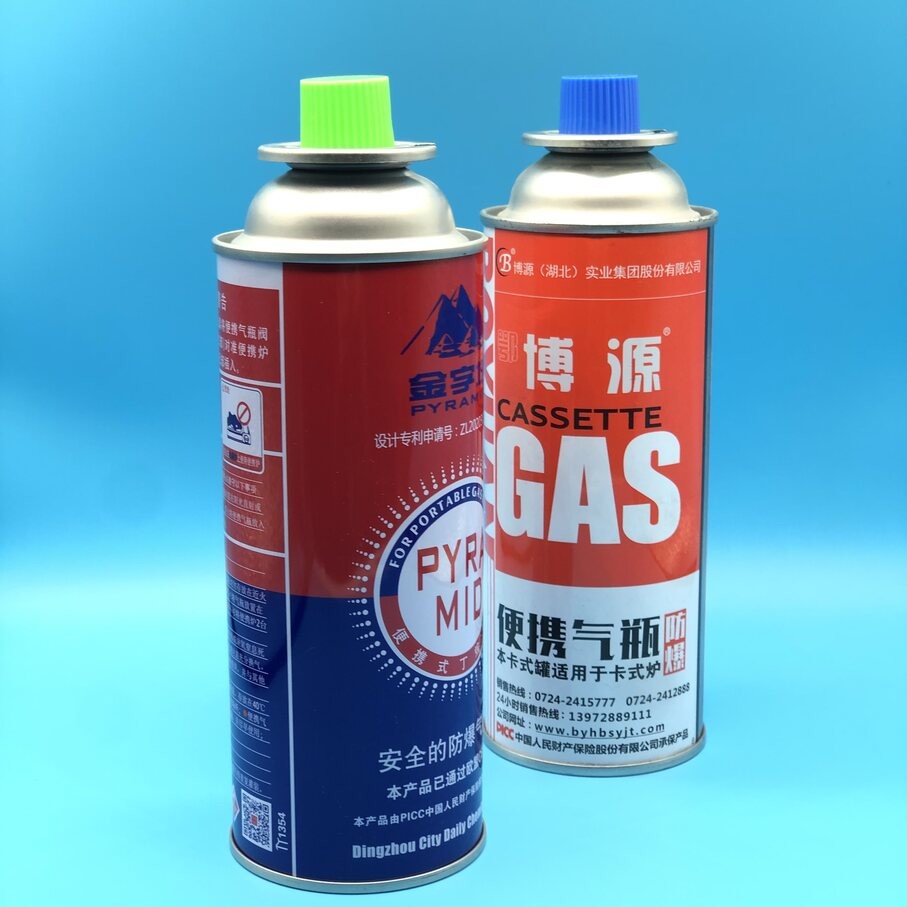 65mm Butane Gas Cylinders for Industrial Use Robust & Reliable Straight Wall Tin Cans