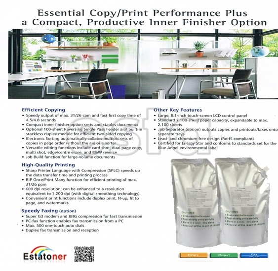 Bulk 1000g Toner Powder Refill , Printer Cartridge Refill MX312 in Bottles / Foil Bag
