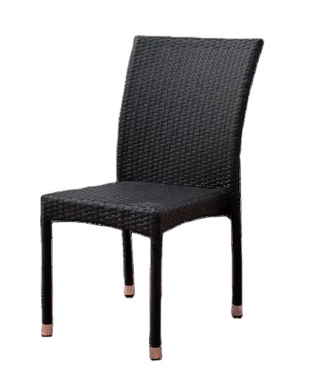 Hotel Resin Pe Garden Chairs rattan wicker Garden Chairs For Outdoor plastic aluminum stackable lawn chair---YS5616