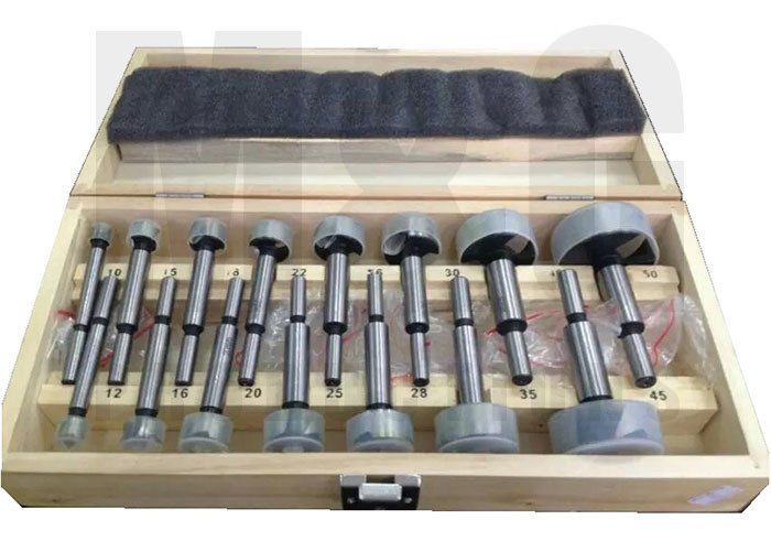 Forstner Wood Drill Bits Set in Wooden Box Fine Ground Edges