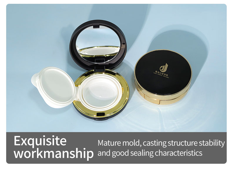 12.5g/15g Volume Luxury Empty Air Cushion Compact Case for Powder Foundation Cream Jars