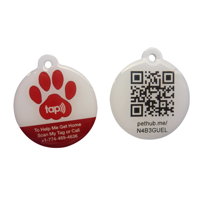Waterproof 13.56mhz Pvc Epoxy Rfid Tag Keychain
