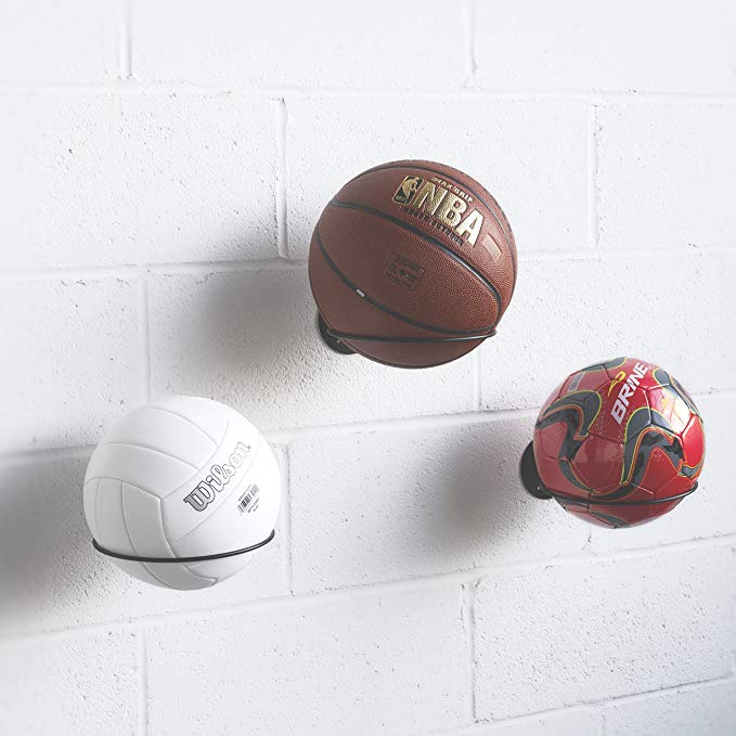 Universal Space-Saving Ball Rack High Carbon Steel Stamping Process Durable Material