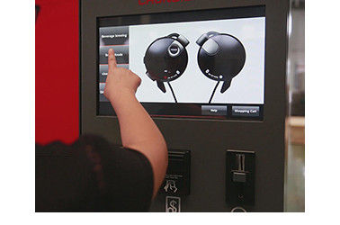 Airport Hospital College Automated Vending Kiosk Machine Adjustable Channel