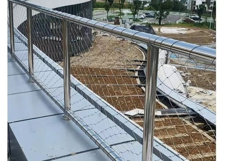 316 Stainless Steel Cable Mesh 3.2mm Diameter 55mm Mesh