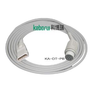 IBP adapter cable compatible for Datascope monitor to PVB transducer