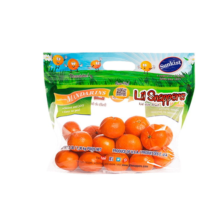 Composite 50g Vegetable Packaging Bag Transparent Storage Fridge Use