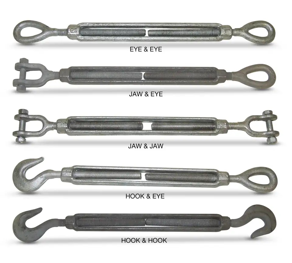 Corrosion Resistant DIN1480 Grade Stainless Steel Turnbuckle For Different Sizes