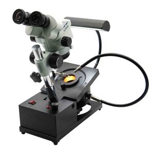  F15 Binocular lens Jewelry Gem Microscope with Continuous Variable Magnification R1S-15 Manufactures