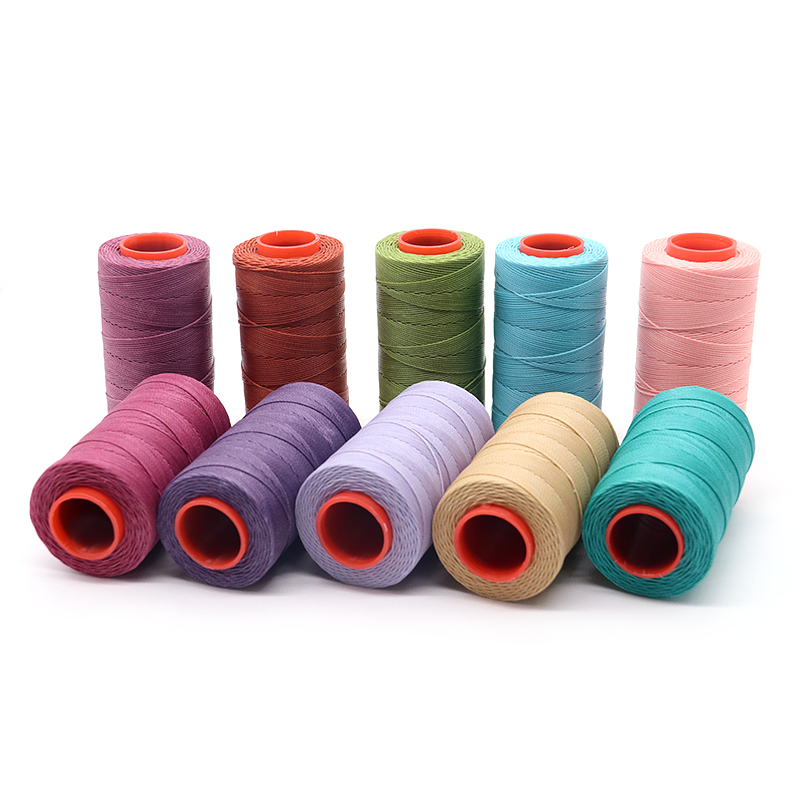 110g round waxed thread for leather DIY 100 colors 1.0mm sewing hand stitching boho style