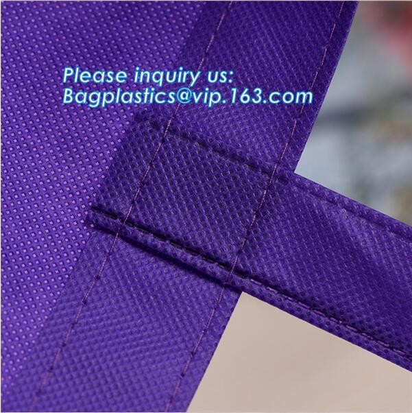 Customized Non Woven Shopping Bag Logo Printing Non Woven Bag With Tote, gift advertisement Reusable non woven shopping