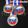 Buy cheap Russia Taekwondo competition honorary medals customized, China production medal from wholesalers