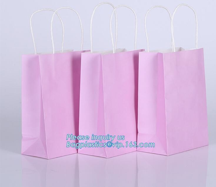 eco friendly paper printed shopping coffee packaging retail bags with handle logo,paper gift shopping bag with red custo