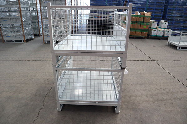 Electrostatic Spraying Wire Mesh Security Cage For Warehouse Storage