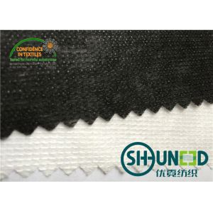 Optical White Non Woven Interlining With Nylon / Polyester Composition