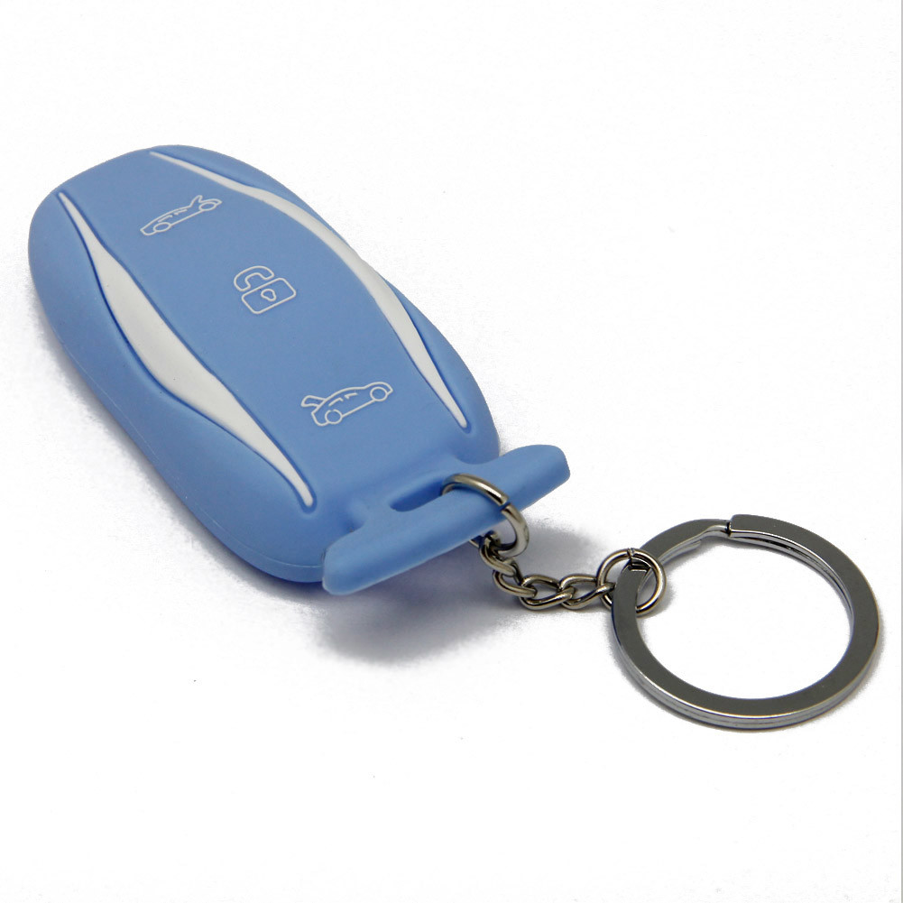 Topfit Silicone for Tesla Car Fobpocket, Car Key Chain, Key Case, Key Cover for Tesla Model S