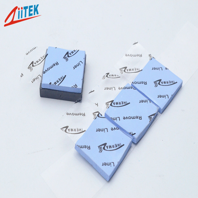 1.5 W/mK Blue LED Thermal Gap Pad Easy With Heat Sink LED Lighting COB CPU GPU