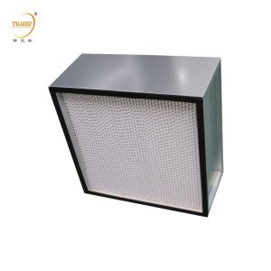 Cleam Room H13 H14 Deep Pleat Hepa Filter with Stainless Frame and Paper