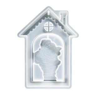  House Shape Tray Silicone Resin Mold Para Resin Epoxy For Craft Projects Manufactures