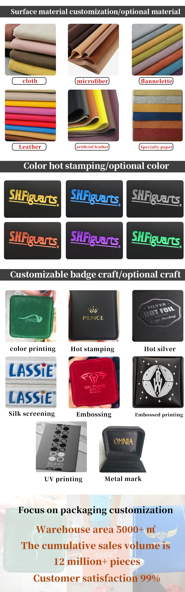 Custom Logo Green Velvet Jewelry Box for Pendant Earrings Bracelet Necklace Ring
