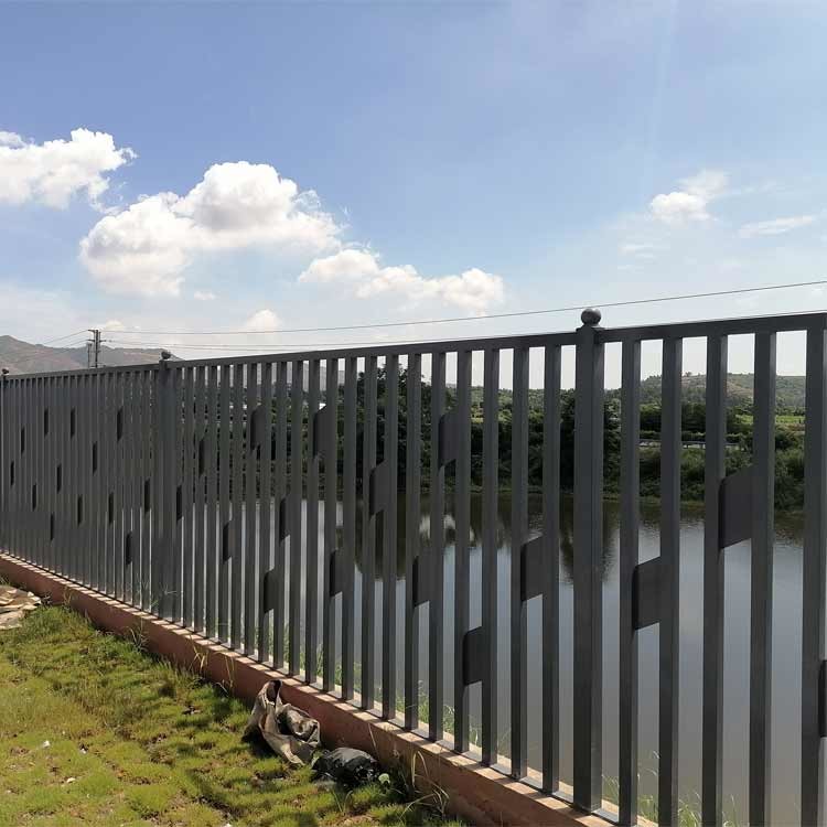 Long Lasting Anti Rust Performance Tubular Fence Panels 2.0mm Post Pipe Thickness