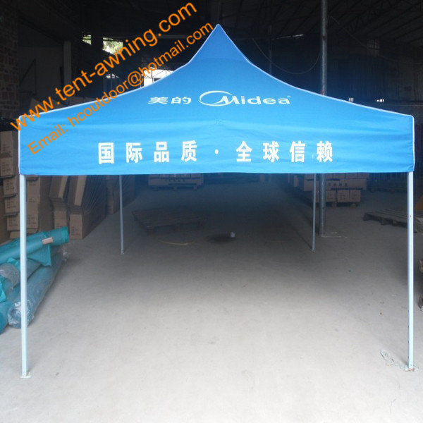 Metal Frame Waterproof Canopy Fold Tent 10'x10' Promotional Advertising Trade Show Folding Shelter