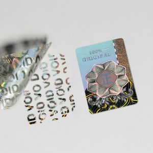 Serial Number QR Code Hologram Sticker Labels With Faster Delivery