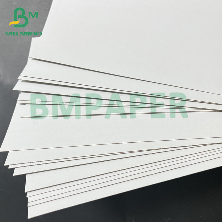 400gsm Excellent Stiffness Grey Reverse Couche White Back Gray Coated Duplex Board