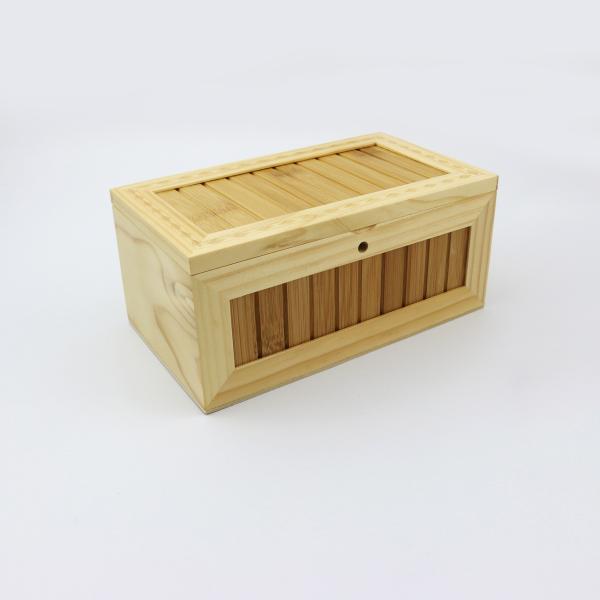 Bamboo Stash Box - Storage For Herbs and Accessories | 100% Bamboo w/Natural
