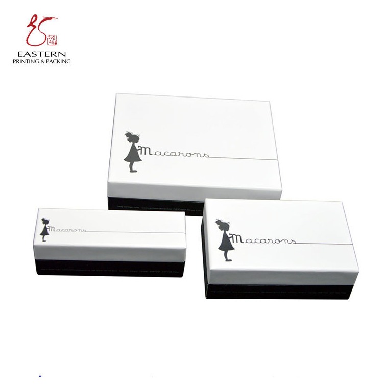  Recycled Sliding Macaron Gift Boxes Offset Printing With Lid Manufactures
