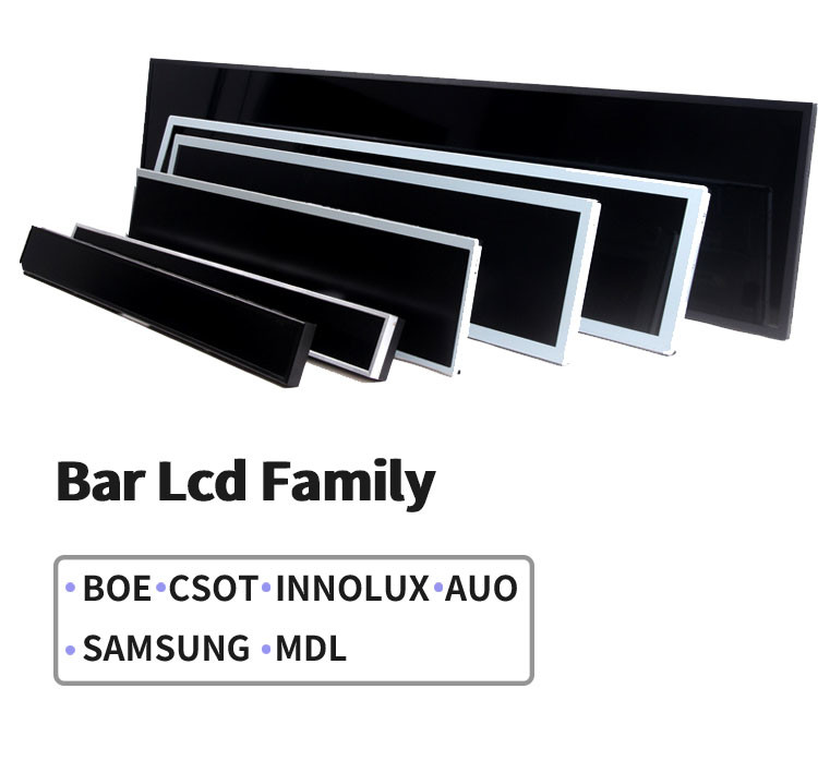 36.6 Inch LCD Panel Kit BOE DV366FBM-N10 Ultra Wide Thin LCD Panel 1920x290 LCD Display Panel Module 700nits