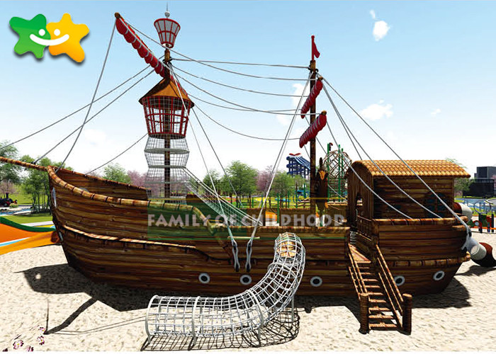 Pirate Captain Outdoor Amusement Park Equipment Psychological Skill Training