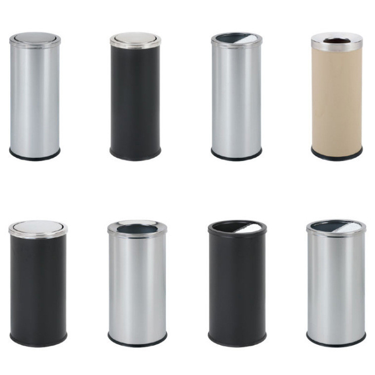  Double Layer Recycling Trash Garbage Can Waste Bin Bin Stainless Steel Trash Can with Inner Bucket Manufactures
