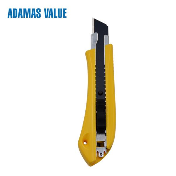 Plastic cutter knife,cutter knife 18mm,auto knife of 18mm ABS+TPR auto-lock