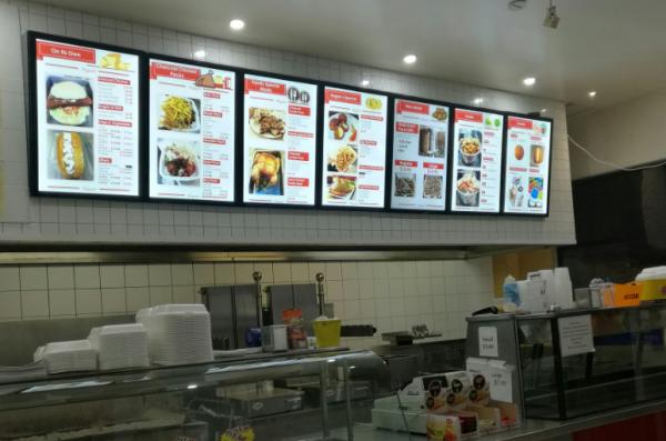 Restaurant Menu 6063 Aluminum Magnetic LED Light Box easy install and easy