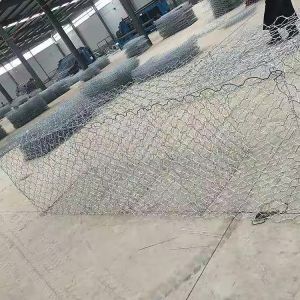 Hexagonal Weave Galvanized Gabion Wire Mesh 4x1x1