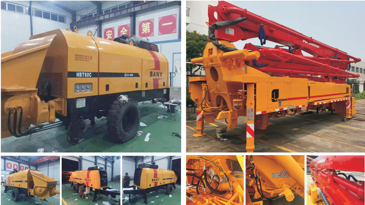 M36-5 4141 Putzmeister Concrete Pump Used Truck Mounted