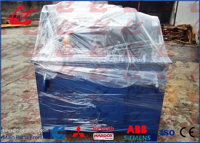100 Ton Hydraulic Copper Wire Scrap Baling Press Machine 200 × 200mm Bale Size