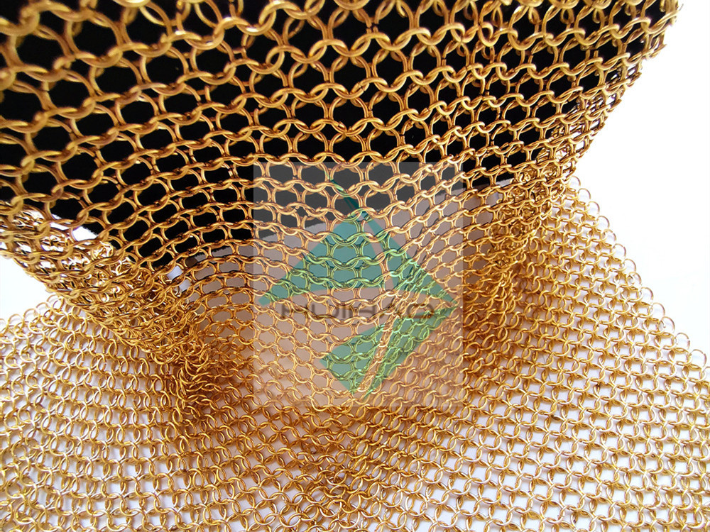 Custom Design Lamp Shade Metal Ring Mesh With Installation Accessories
