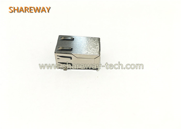 J0G-0003NL Single Port RJ45 Through Hole 10/100/1000 Base-T AutoMDIX PCB Jack