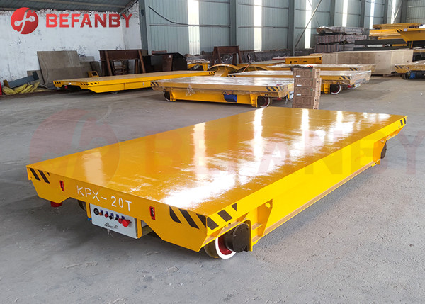 Platform Electric Material Handling trolley 15 Ton On Rail