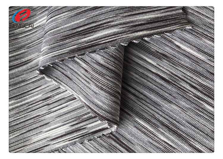 Weft 92 Polyester 8 Spandex Fabric Single Jersey For Sport Garment