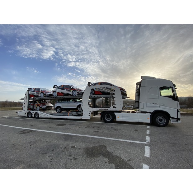 13600 mm+1300 mm length 2550mm width Extension2 AXLE CAR CARRIER SEMI-TRAILER