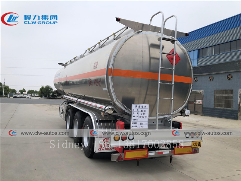 3 Axle 42CBM Aluminium Alloy CS SS Diesel Transport Truck